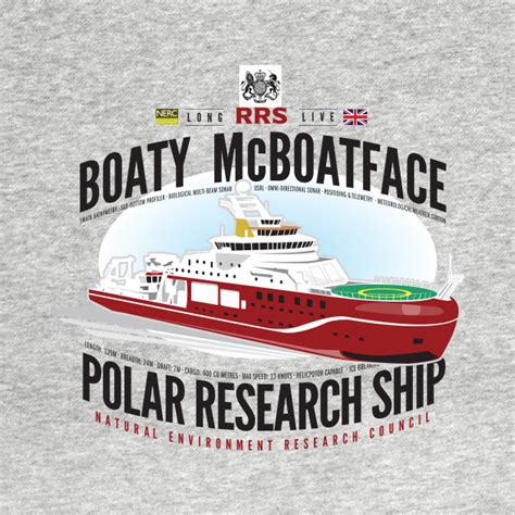 Boaty McBoatface - Boaty Mcboatface Polar Research Shi - T-Shirt ...