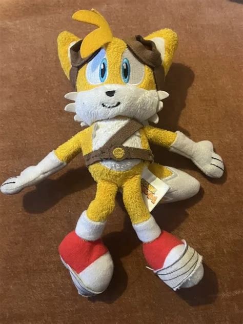 Rare Sonic Boom Inch Tails Plush Toy Tomy Sega Cartoon