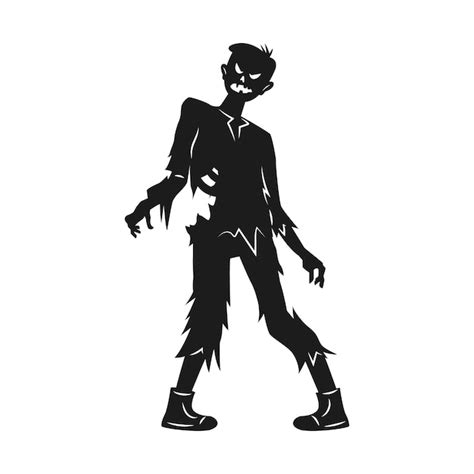 Vector Graphics Illustration Silhouette Zombie Zombie Silhouette Png