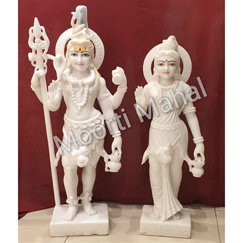 Sculpture White Marble Gauri Shankar Statue At Best Price In Jaipur