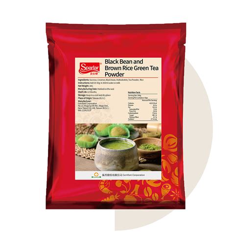 Sparlar Black Bean And Brown Rice Green Tea Powder Taiwantrade