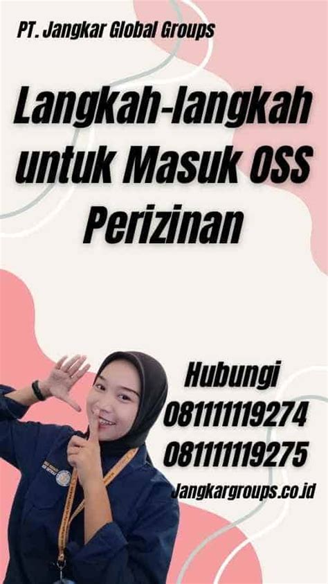 Cara Masuk Oss Perizinan Jangkar Global Groups