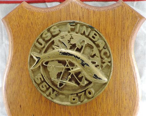 Vintage USS Finback Submarine Navy Plaque - Etsy