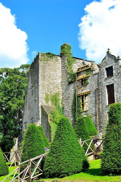 Old Hay- on -Wye Castle Mansion in Wales, UK Stock Image - Image of late11th, green: 166575135