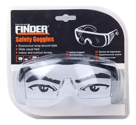 Lentes Antiparras De Seguridad Color Transparentes Finder Tc Cuotas