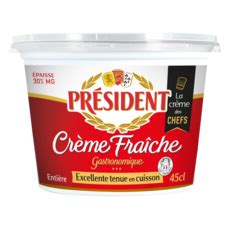 President Cr Me Fra Che Paisse Enti Re Mg Cl Pas Cher Prix Auchan