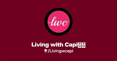 Living With Capi Instagram TikTok Twitch Linktree