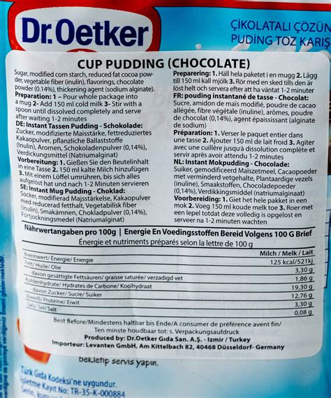 Product | Dr. Oetker Chocolate Pudding | Yababa