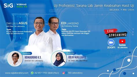 Uji Profisiensi Sarana Lab Jamin Keabsahan Hasil Uji Youtube