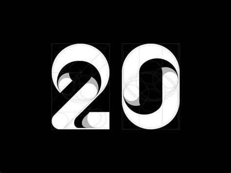 ghitea florin number logo design inspiration number logo ideas