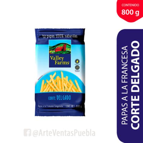 Papas A La Francesa Corte Delgado Valley Farms Cj 12 800 G Arte Ventas