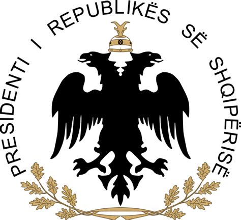 ملف Seal of the President of Albania svg المعرفة