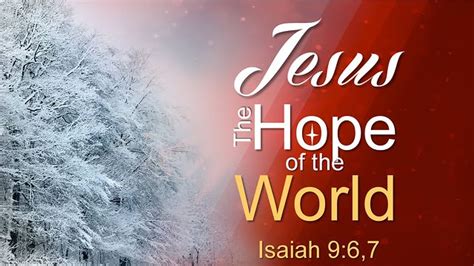 Sunday AM Sermon 12 02 2012 Jesus The Hope Of The World On Vimeo