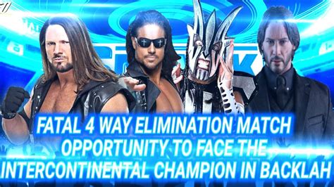 Rbw Smackdown Post Wrestlemania Fatal 4 Way Match Youtube