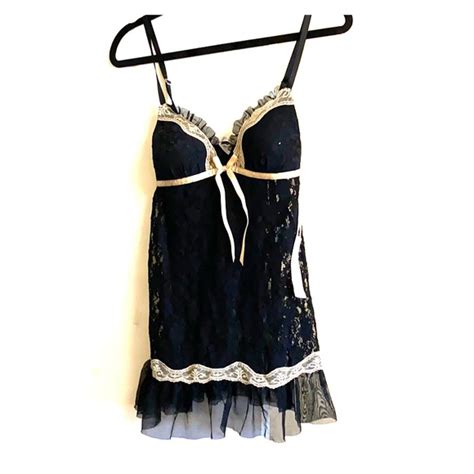 Linea Donatella Intimates Sleepwear Linea Donatella Lace Lingerie Set W Thong Poshmark