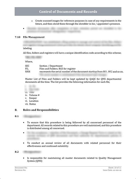 ISO 9001: QMS Document Control Procedure – ISO Templates and Documents ...