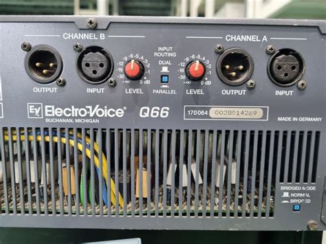 소리전자 - EV Q66 Professional Amplifier 앰프/ INTER M PA-9336 인터엠 파워 앰프