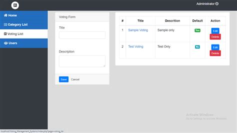 Online Voting System Using Php Mysql Free Source Code