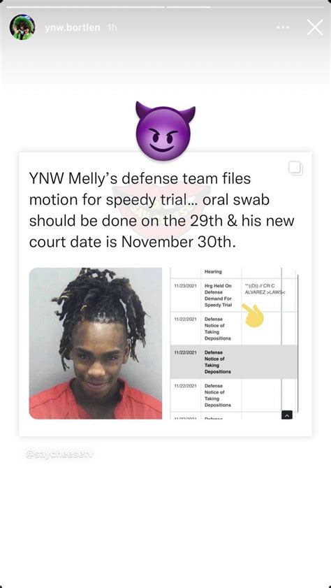 YNW Bortlen Instagram Post : r/YNWMelly