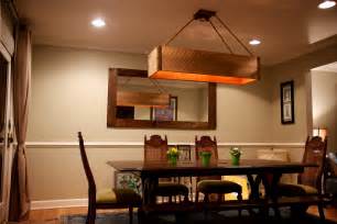 Seneca Studio - Rustic Lightbox Barn Chandelier of Wood, Steel & Copper