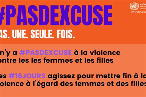 Campagne Des 16 Jours Dactivisme Contre Les Violences Faites Aux