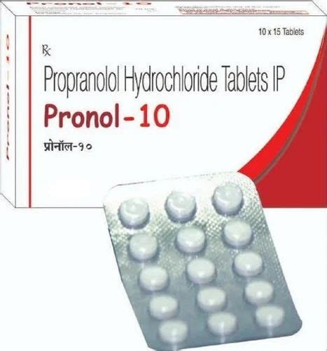 Propranolol Mg At Rs Stripe Propranolol Tablets In Vadodara