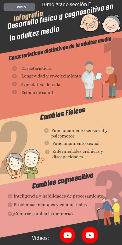 Desarrolllo Fisico Y Cognoscitivo En La Adultez Media Coggle Diagram