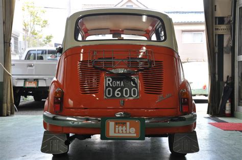 1962y Fiat600 Multipla Arancioracing Bianco