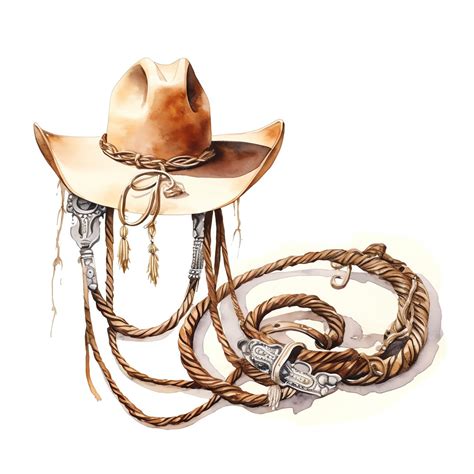 Cowgirl With Lasso Clipart