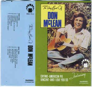 Don Mclean The Very Best Of Don Mclean Cassette Discogs