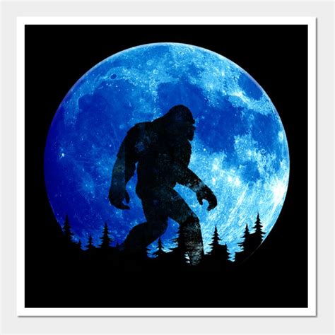 Bigfoot Art Print Choose From A Variety Of Sizes