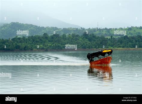 Boating in Kaas Lake ; Kaas Talav ; Kaas Plateau ; Bamnoli ; Satara ...