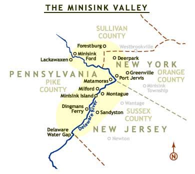 Minisink Valley Historical Society - Maps of the Minisink Region