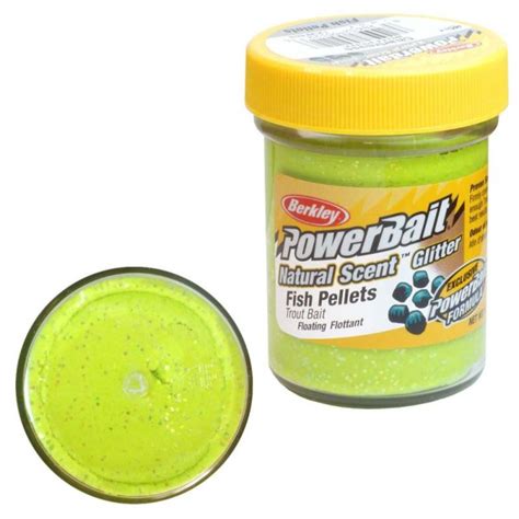 Berkley Powerbait Dough Natural Scent Cheese Chartreuse