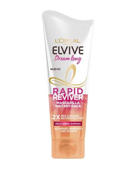 Mascarilla Instantánea Reconstructora Elvive Dream Long Rapid Reviver Para Pelo Largo Dañado