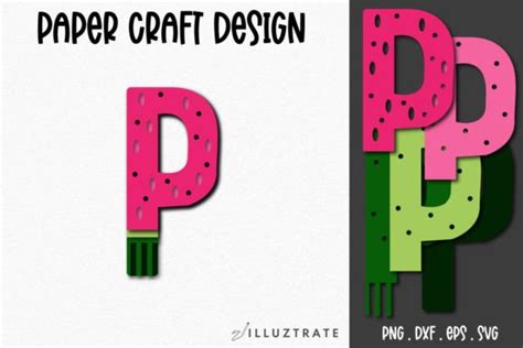 Letter P Watermelon Alphabet Letter P Graphic By Illuztrate