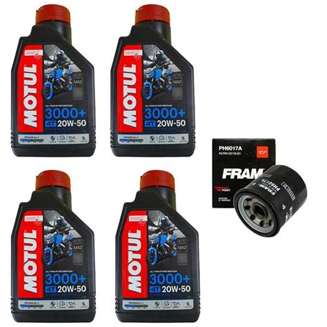 Kit Troca De Oleo W Filtro Oleo Xj Fram Motul Autope As