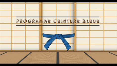 Ceinture Bleue Programme Du Passage De Grade Judo Youtube