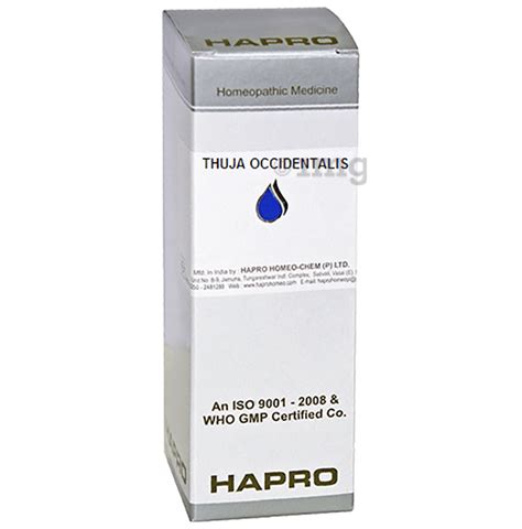 Hapro Thuja Occidentalis Dilution 200 Buy Bottle Of 300 Ml Dilution