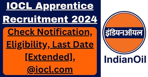 Apply Now Iocl Apprentice Recruitment Check Notification