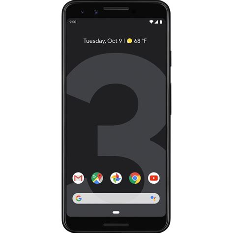 Google Pixel 3 64GB Smartphone Unlocked Pixel 3 Just Black B H