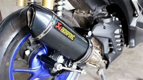 Aerox 155 Akrapovic Exhaust Part 1 Change Exhaust YouTube