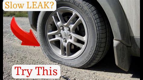 How To Fix A Slow Leak In A Car Tire