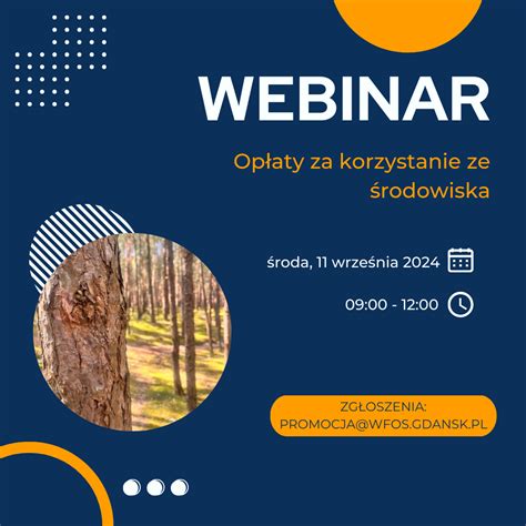 Zapraszamy Na Bezp Atny Webinar Na Temat Op At Za Korzystanie Ze