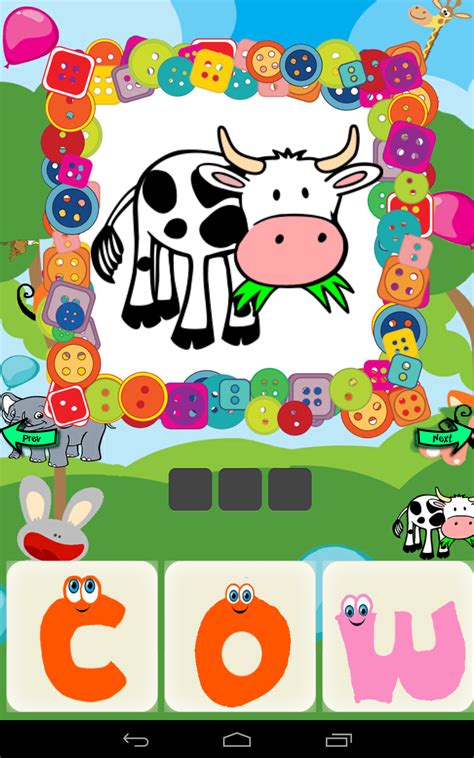 learning words  kids freeamazoncoukappstore  android
