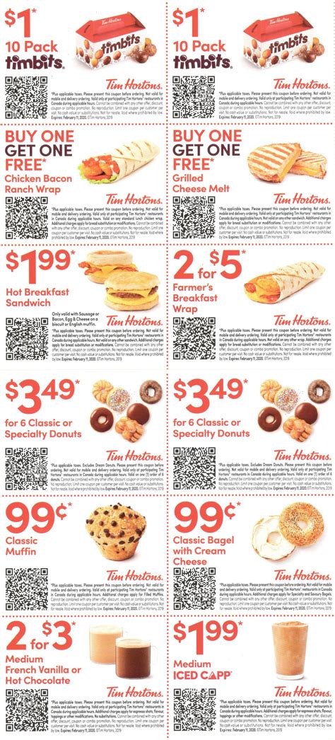 Tim Hortons Coupons Canada