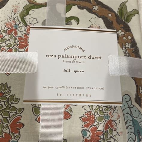 Pottery Barn Bedding Reza Palampore Pottery Barn Duvet Cover