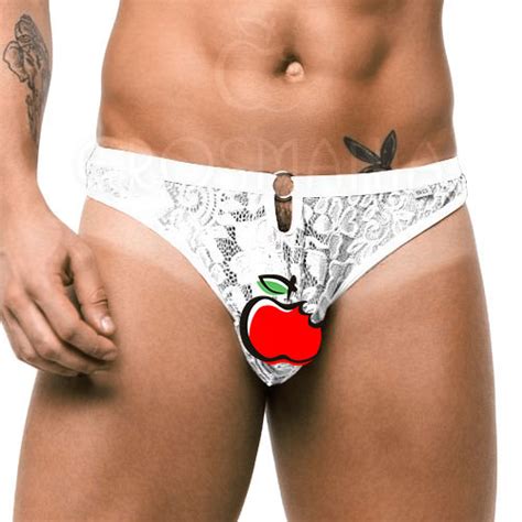 Cueca Calcinha Fio Dental Branco Sex Shop Erosmania