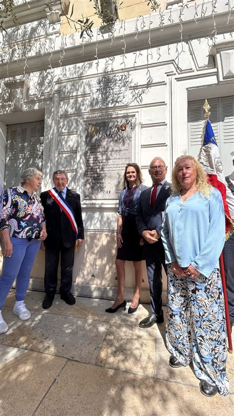 Dévoilement de la Plaque du Général de Gaulle à Ollioules Association