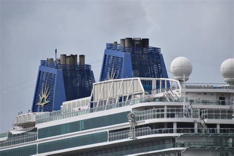 MV Britannia, P&O Cruise Ship Docked in Castries, St. Lucia Editorial Image - Image of ferry ...